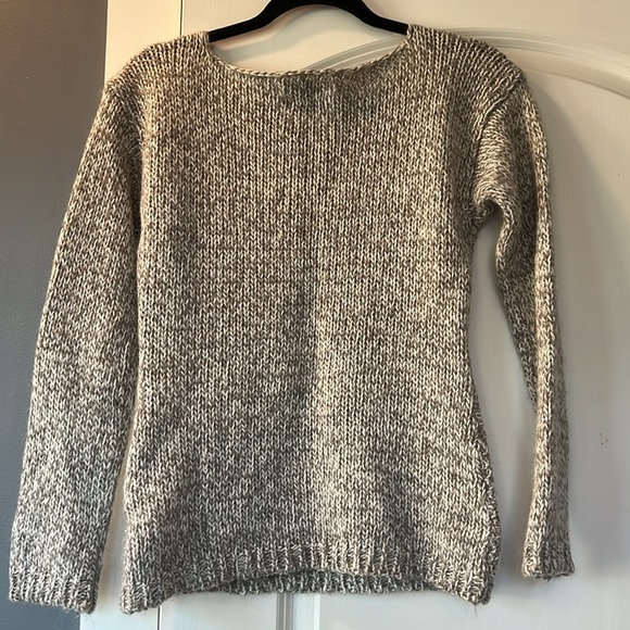 Berretti Italian Cable Knit Crewneck Sweater - Picture 4 of 4